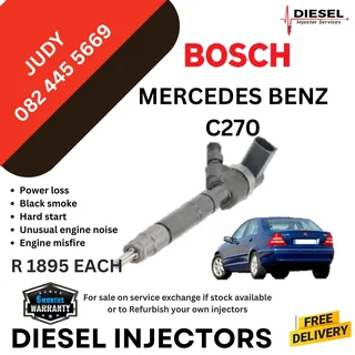 Mercedes Benz C270 Diesel Injector for sale on service exchange or to recon