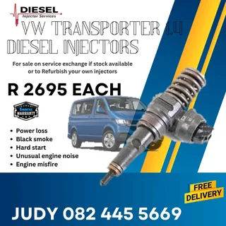 VW Transporter 1.4 Diesel Injector for sale on service exchange or to recon