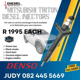 Mitsubishi Triton 3.2 Diesel Injector for sale on service exchange or to recon