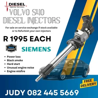 Volvo S40 Diesel Injector for sale on service exchange or to recon