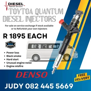Toyota Quantum Diesel Injector for sale on service exchange or to recon