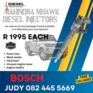 Mahindra Mhawk Diesel Injector for sale on service exchange or to recon