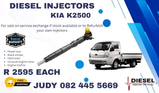 Kia K2500 Diesel Injector for sale on service exchange or to recon