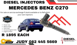 Mercedes Benz C270 Diesel Injector for sale on service exchange or to recon