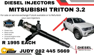 Mitsubishi Triton 2.3 Diesel Injector for sale on service exchange or to recon