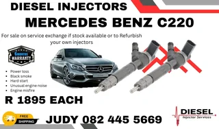 Mercedes Benz C220 Diesel Injector for sale on service exchange or to recon