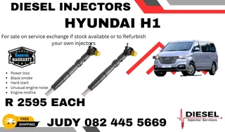 Hyundai H1 Diesel Injector for sale on service exchange or to recon
