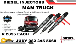 MAN Truck Diesel Injector for sale on service exchange or to recon