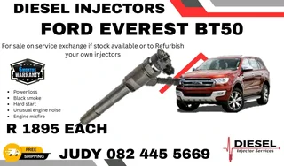 Ford Everest BT50 Diesel Injector for sale on service exchange or to recon