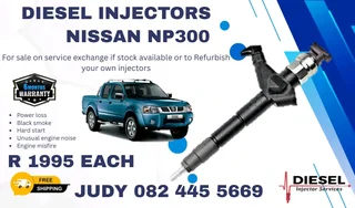 Nissan NP300 Diesel Injector for sale on service exchange or to recon