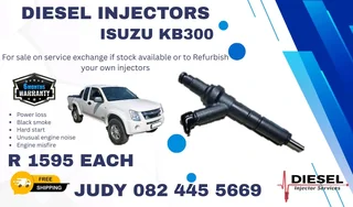 Isuzu KB300 Diesel Injector for sale on service exchange or to recon