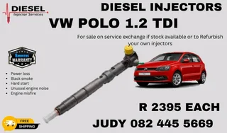 VW Polo 1.2 TDI Diesel Injector for sale on service exchange or to recon
