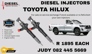Toyota Hilux Diesel Injector for sale on service exchange or to recon