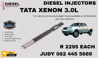 Tata Xenon 3.0L Diesel Injector for sale on service exchange or to recon