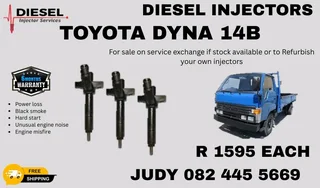 Toyota Dyna 14B Diesel Injector for sale on service exchange or to recon
