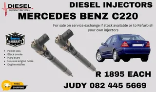 Mercedes Benz C220 Diesel Injector for sale on service exchange or to recon