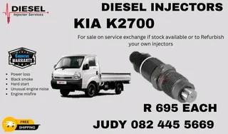 Kia K2700 Diesel Injector for sale on service exchange or to recon