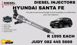 Hyundai Santa FE Diesel Injector for sale on service exchange or to recon
