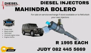 Mahindra Bolero Diesel Injector for sale on service exchange or to recon