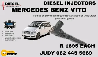 Mercedes Benz Vito Diesel Injector for sale on service exchange or to recon