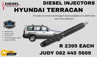 Hyundai Terracan Diesel Injector for sale on service exchange or to recon