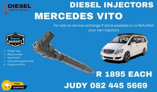 Mercedes Vito Diesel Injector for sale on service exchange or to recon