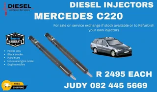 Mercedes C220 Diesel Injector for sale on service exchange or to recon