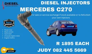 Mercedes C270 Diesel Injector for sale on service exchange or to recon