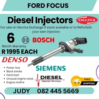 Ford Focus Diesel Injector for sale on service exchange or to recon