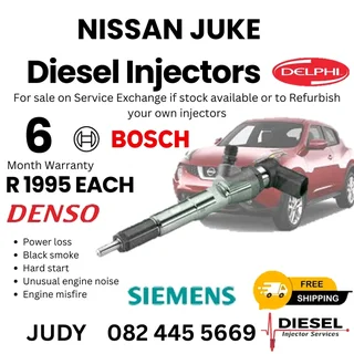 Nissan Juke Diesel Injector for sale on service exchange or to recon