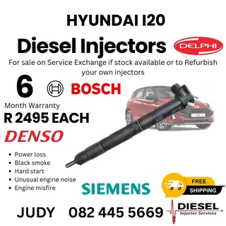 Hyundai I20 Diesel Injector for sale on service exchange or to recon