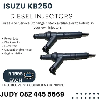 Isuzu KB250 Diesel Injector for sale on service exchange or to recon