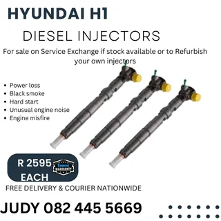Hyundai H1 Diesel Injector for sale on service exchange or to recon