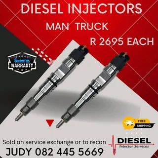 MAN Truck Diesel Injector for sale on service exchange or to recon