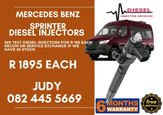 Mercedes Benz Sprinter Diesel Injector for sale on service exchange or to recon
