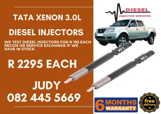 Tata Xenon 3.0L Diesel Injector for sale on service exchange or to recon
