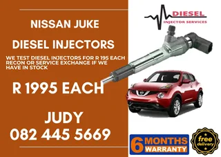 Nissan Juke Diesel Injector for sale on service exchange or to recon