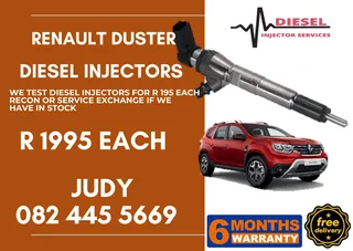 Renault Duster Diesel Injector for sale on service exchange or to recon