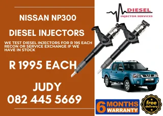 Nissan NP300 Diesel Injector for sale on service exchange or to recon