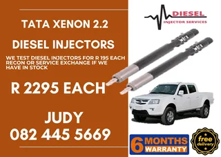 Tata Xenon 2.2 Diesel Injector for sale on service exchange or to recon