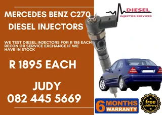 Mercedes Benz C270 Diesel Injector for sale on service exchange or to recon