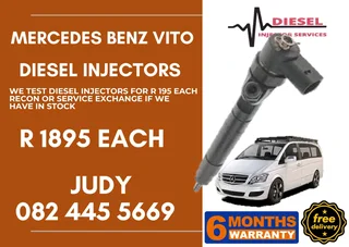 Mercedes Benz Vito Diesel Injector for sale on service exchange or to recon