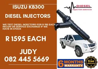 Isuzu KB300 Diesel Injector for sale on service exchange or to recon