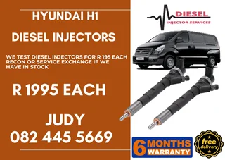 Hyundai H1 Diesel Injector for sale on service exchange or to recon