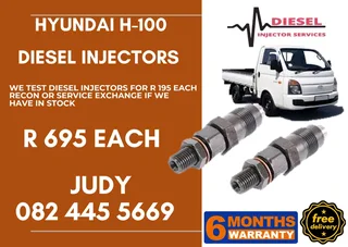 Hyundai H100 Diesel Injector for sale on service exchange or to recon