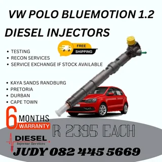VW Polo Bluemotion 1.2 Diesel Injector for sale on service exchange or to recon
