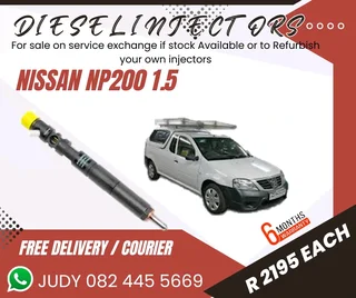 Nissan NP200 1.5 Diesel Injector for sale on service exchange or to recon