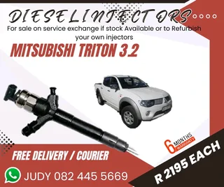 Mitsubishi Triton 3.2 Diesel Injector for sale on service exchange or to recon