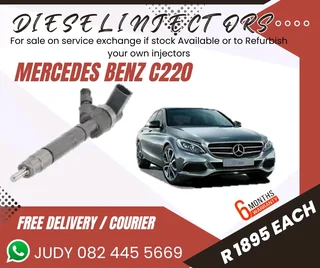 Mercedes Benz C220 Diesel Injector for sale on service exchange or to recon