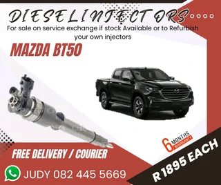 Mazda BT50 Diesel Injector for sale on service exchange or to recon
